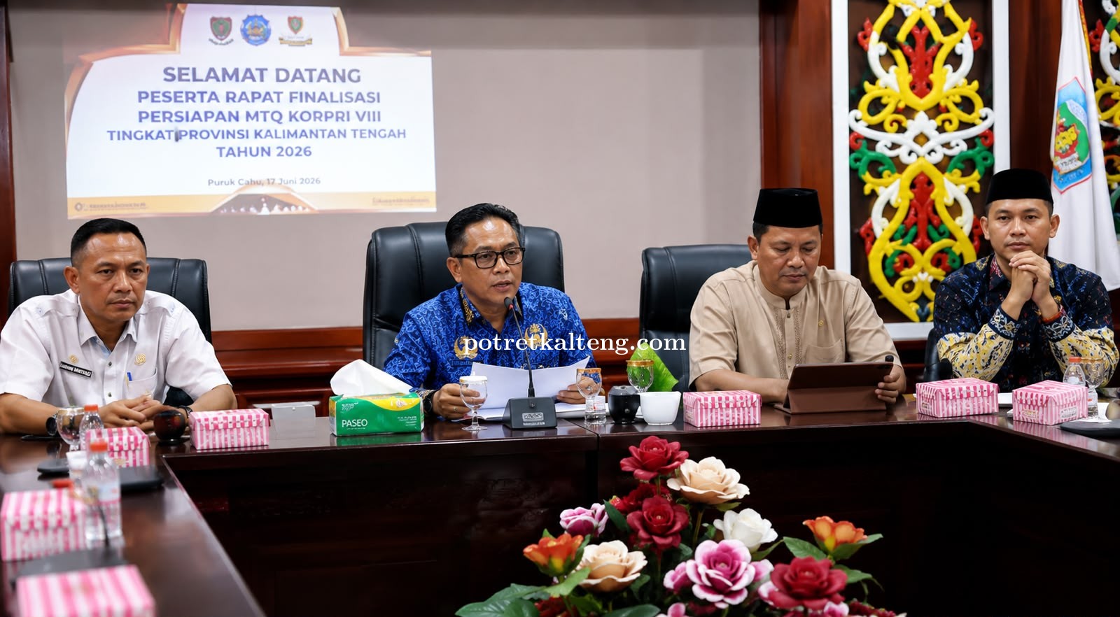 Bupati Heriyus Tekankan Kekompakan Panitia Sukseskan MTQ KORPRI VIII Kalteng