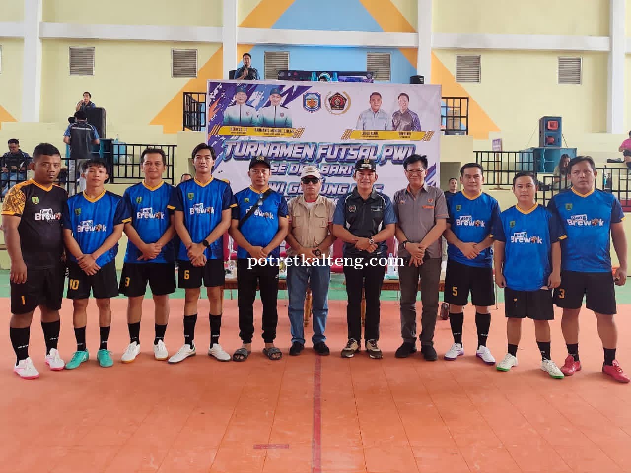 Murung Raya Jadi Tuan Rumah Turnamen Futsal PWI, Pemkab Dorong Semangat Kebersamaan