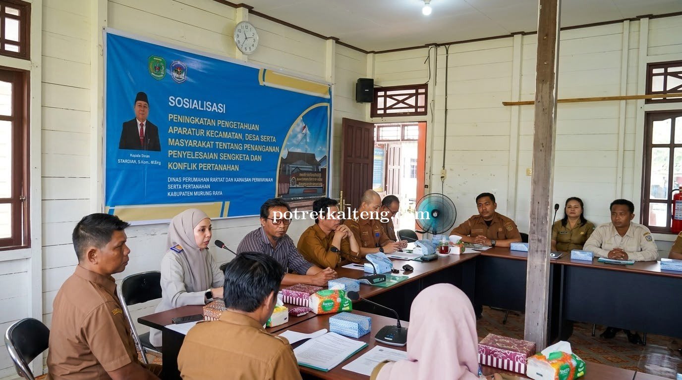Pemkab Murung Raya Perkuat Pemahaman Aparatur dan Masyarakat Tangani Konflik Pertanahan