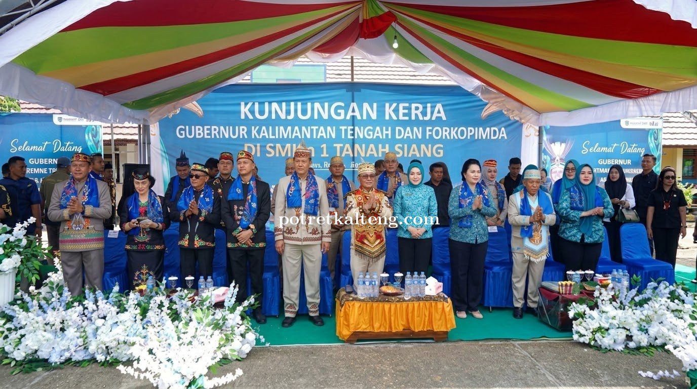 Pemkab Murung Raya Dukung Penguatan Pendidikan Saat Gubernur Kalteng Kunjungi SMKN 1 Murung