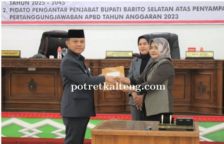 Pj Bupati Barsel Hadiri Rapur ke-7 Masa Persidangan II Tahun Sidang 2024