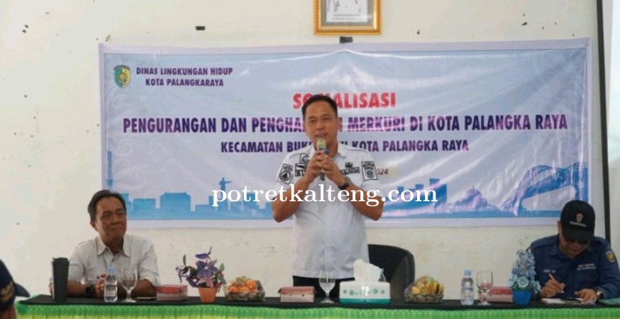 Pemko Palangka Raya Gelar Sosialisasi Pengurangan dan Penghapusan Merkuri di Kecamatan Bukit Batu