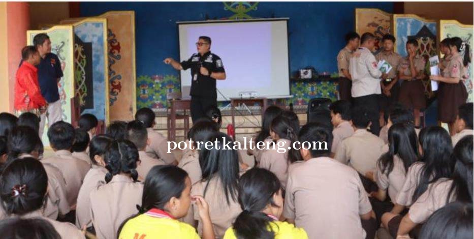 BPBD Palangka Raya Berikan Pelatihan Penanggulangan Bencana kepada Siswa SMP Katolik Santo Paulus