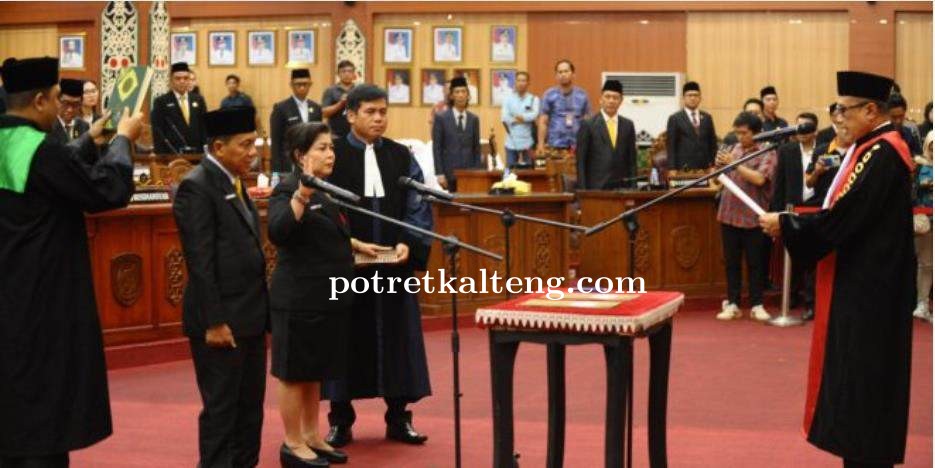 Subandi dan Nenie Adriati Resmi Memimpin DPRD Palangka Raya