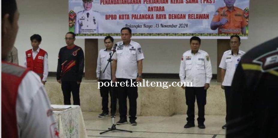 BPBD Palangka Raya Gandeng Relawan untuk Tingkatkan Penanggulangan Bencana