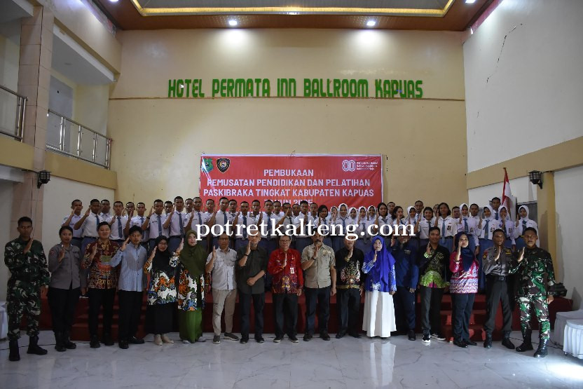 Pusdiklat Paskibraka Kapuas 2025 Resmi Dibuka, 44 Peserta Siap Ditempa Jadi Generasi Unggul