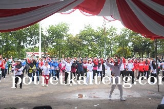 Pemkab Kapuas Gelar Apel Gabungan Peringati Harhubnas ke-54 dan Haornas ke-42