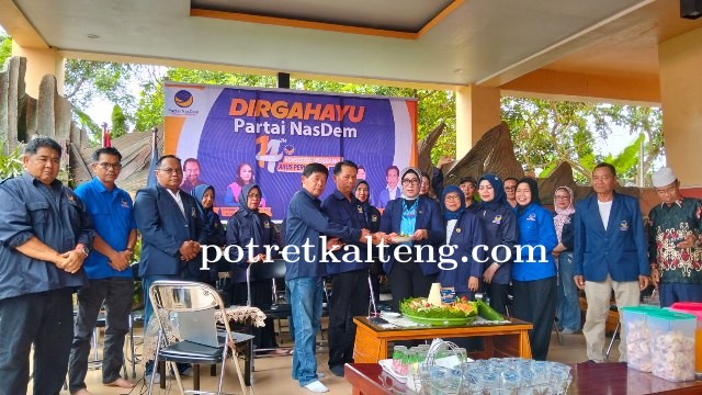 HUT Ke-14 Nasdem Barut Kuatkan Jaringan di Jalan Pendreh