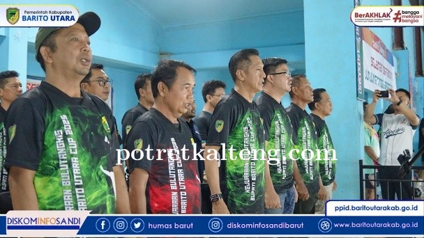 Barito Utara Gelar Turnamen Bulutangkis Bupati Cup, Sekda Buka Resmi di GOR Panglima Batur