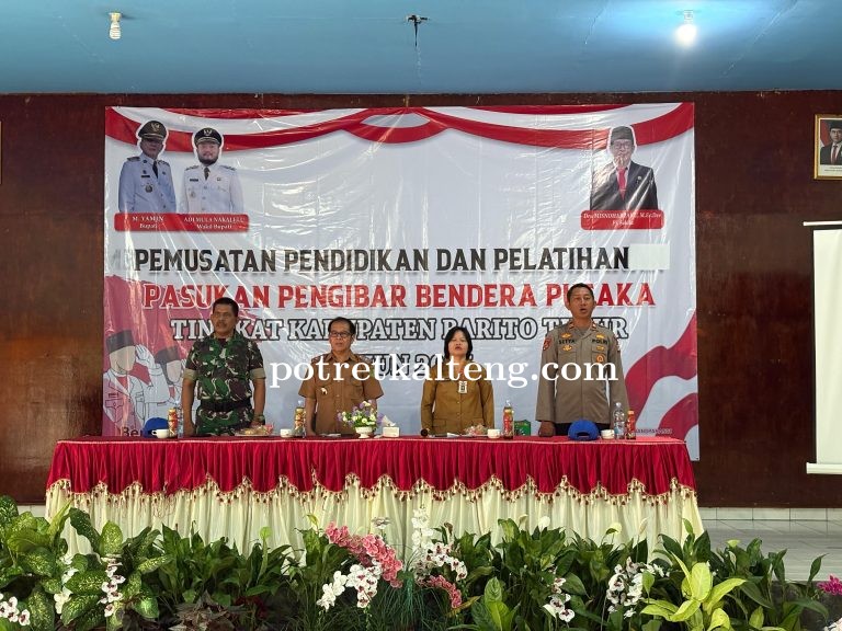 Paskibraka Barito Timur 2025 Dimulai, Fokus Bentuk Pemimpin Muda Berkarakter Pancasila