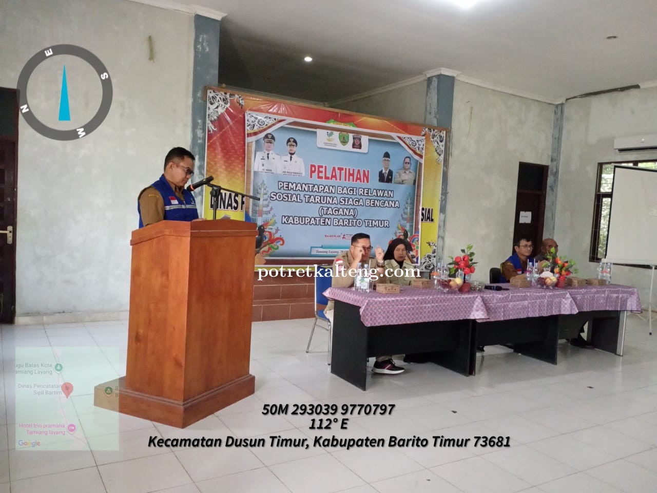 Bupati Barito Timur Resmikan Pelatihan Pemantapan TAGANA 2025