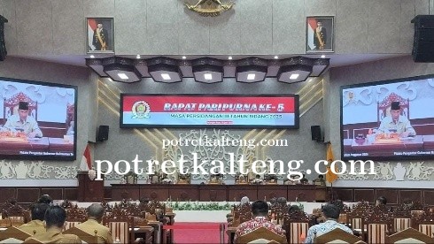 DPRD Kalteng Terima Raperda Pertanggungjawaban APBD 2024 dari Pemprov
