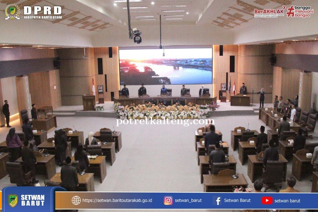 Rapat Paripurna Jawaban Pemerintah Terhadap Raperda APBD 2026 Dipimpin Ketua DPRD Mery Rukaini