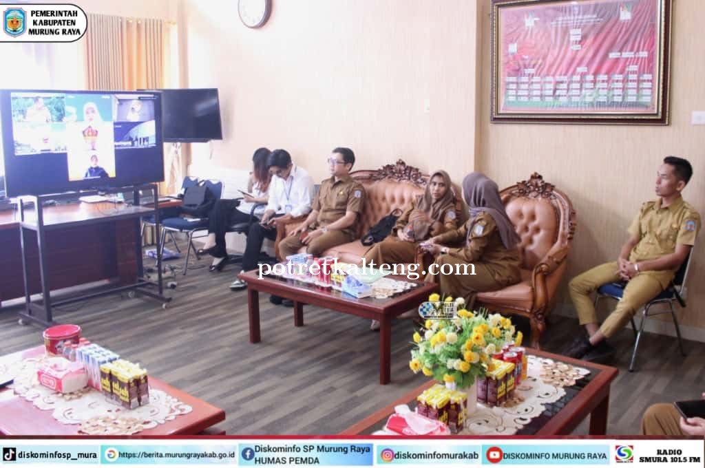 Pemkab Murung Raya Ikuti Rakor Nasional Pengendalian Inflasi Bersama Kemendagri