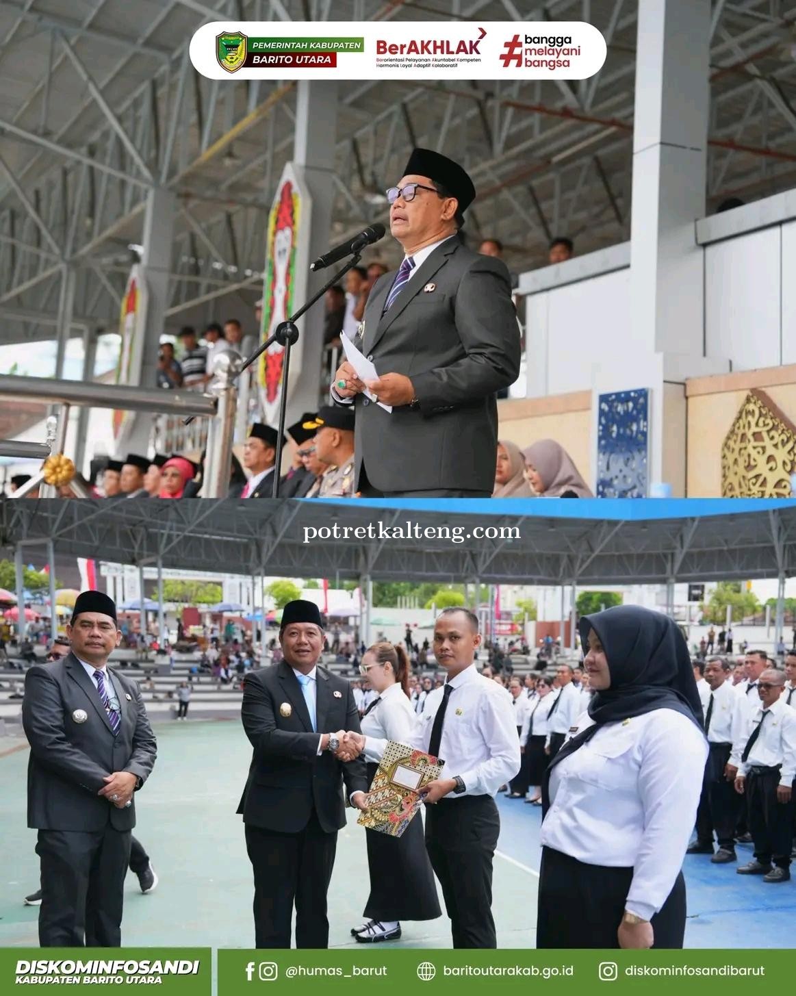 Bupati Barito Utara Tekankan Profesionalisme Berbasis Hasil bagi 1.441 PPPK Baru