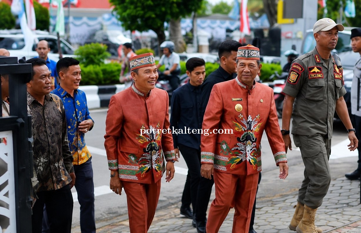 Bupati Murung Raya Hadiri Hari Jadi ke-76 Kabupaten Barito Utara, Perkuat Sinergi Antardaerah