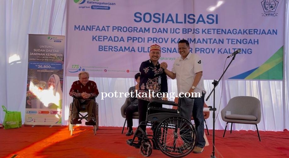 Disnakertrans Kalteng dan BPJS Ketenagakerjaan Sosialisasikan Program ke Penyandang Disabilitas