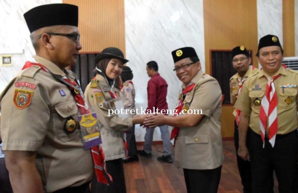 Pj Bupati Kapuas, Erlin Hardi Buka Rakercab Gerakan Pramuka Kwarcab Kapuas 2024