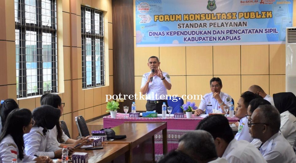 Asisten II Setda Kapuas Buka Kegiatan Forum Konsultasi Publik Tahun 2024