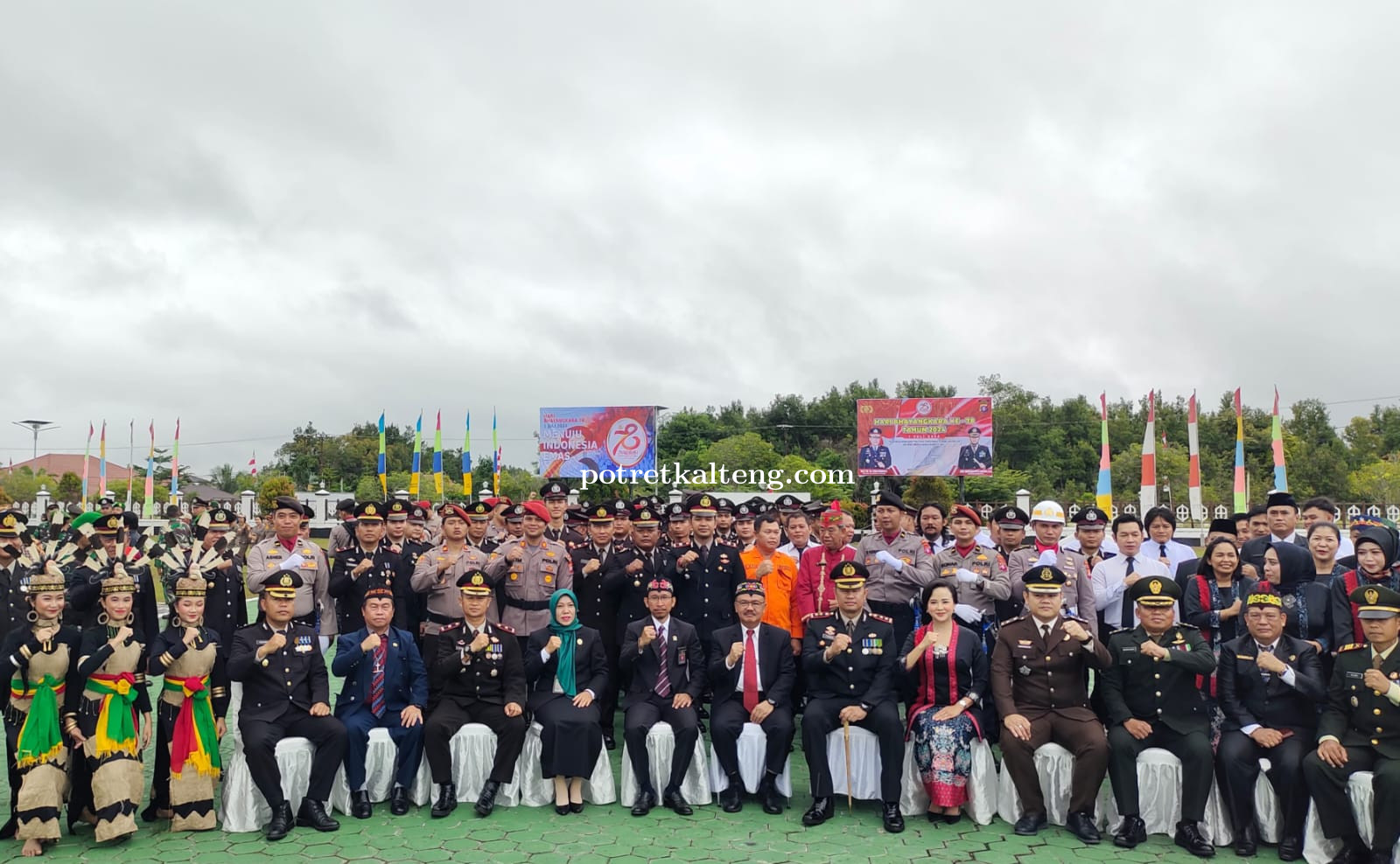 Pj. Bupati Gunung Mas Hadiri Perayaan Hari Bhayangkara Ke-78