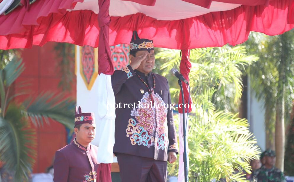 Wagub Kalteng Pimpin Upacara Hari Jadi ke-22 Kabupaten Katingan Tahun 2024