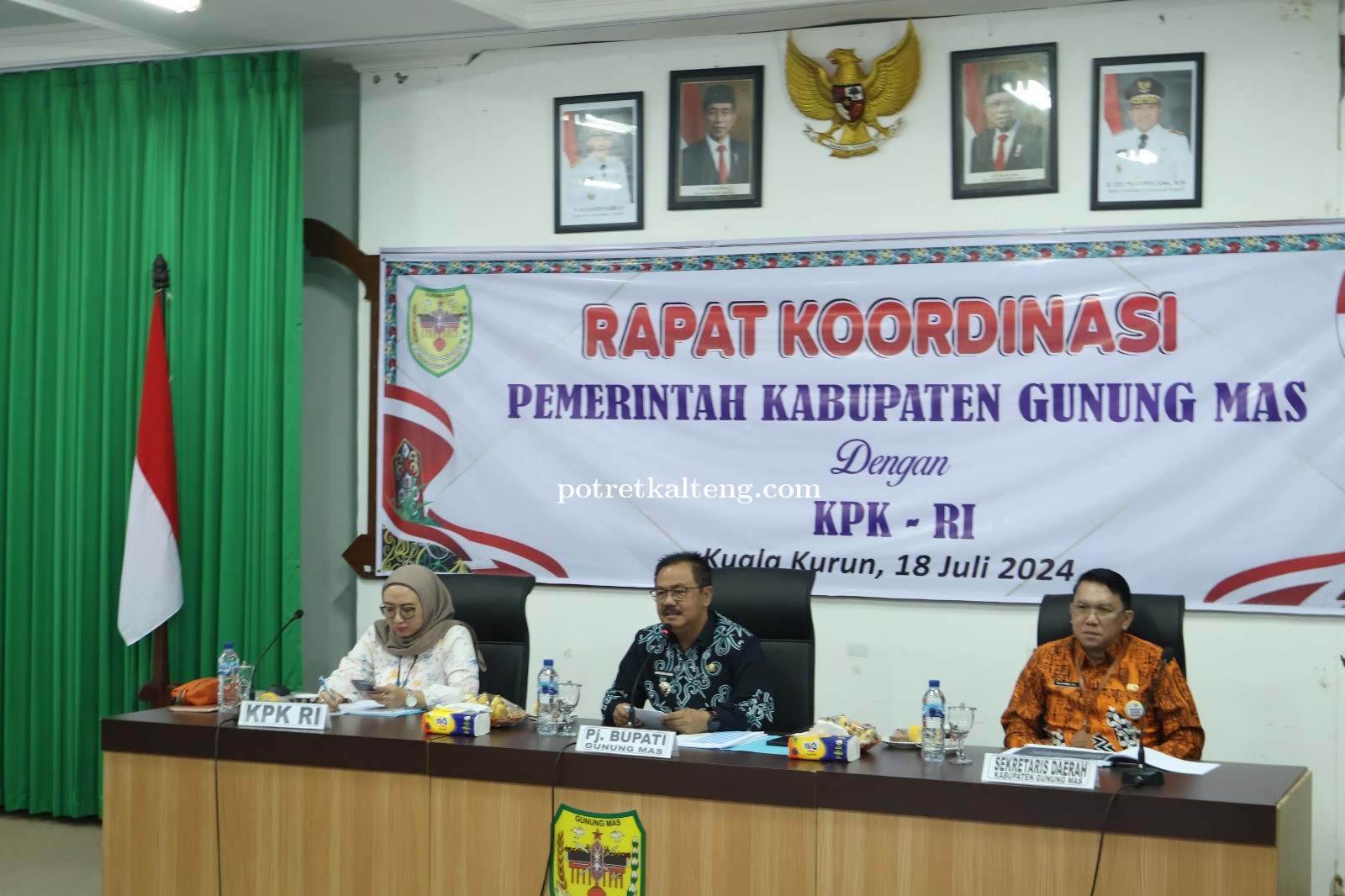 Pj. Bupati Gumas , Perlu Pendampingan dan Pembinaan KPK Dalam Pencegahan Korupsi