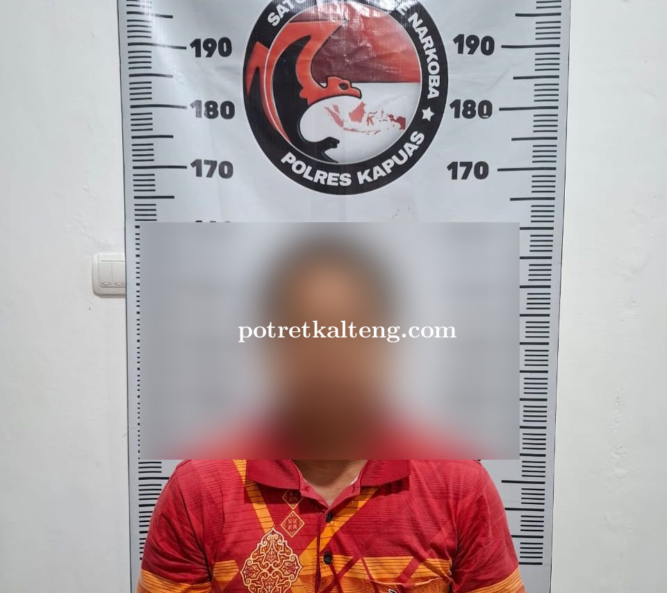 Satresnarkoba Polres Kapuas Kembali Tangkap Terduga Pelaku Penjual Narkotika di Mentangai