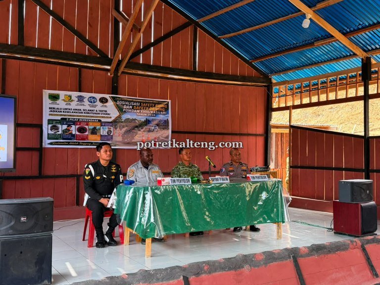 Subdenpom XVIII/1-3 Kaimana Gelar Safety Driving bagi Jajaran Yonif TP 864/NN dan Yonif 764/IB