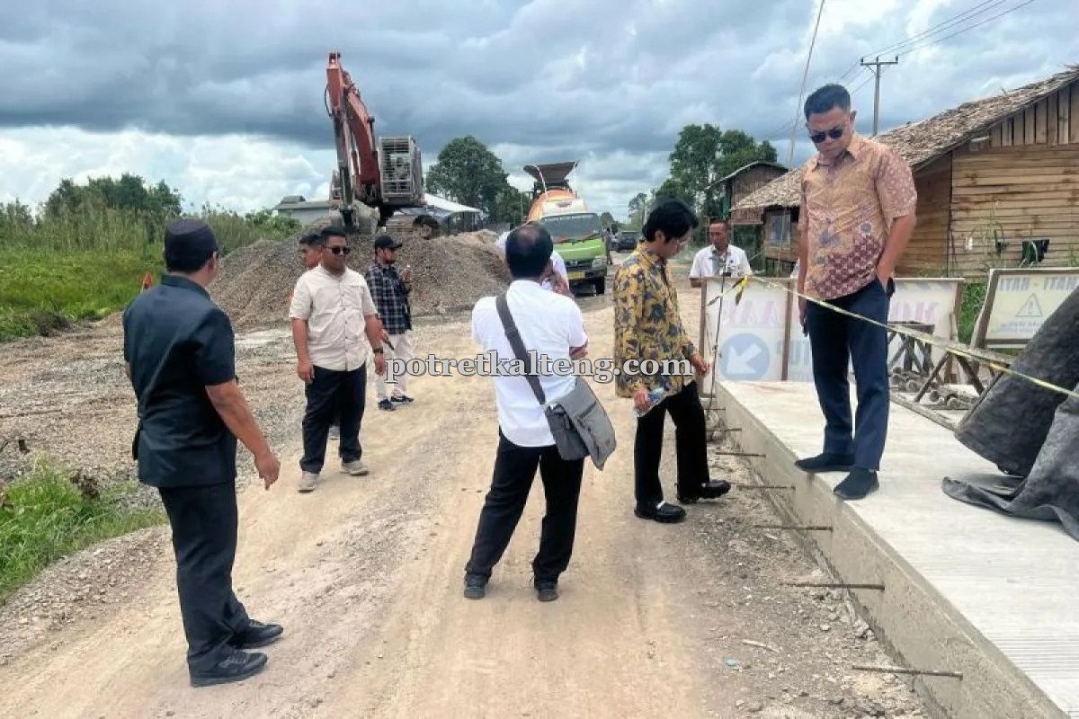 DPRD Kalteng Kawal Kelanjutan Pembangunan Akses Jalan Pelabuhan Segintung