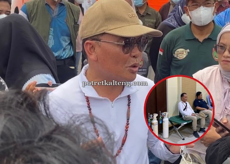 Gubernur Kalteng Bersama Jurnalis Bagikan Masker, Warga Diimbau Manfaatkan Rumah Oksigen