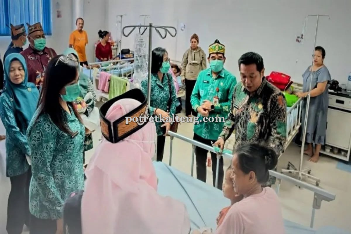 Pemkab Barito Utara Percepat Penanganan Stunting, Wabup Felix Pantau Langsung Kondisi Pasien