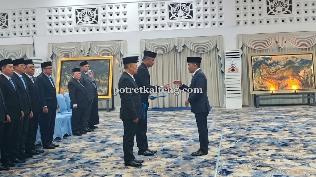 Lima Pejabat Eselon II Resmi Dilantik Gubernur Agustiar