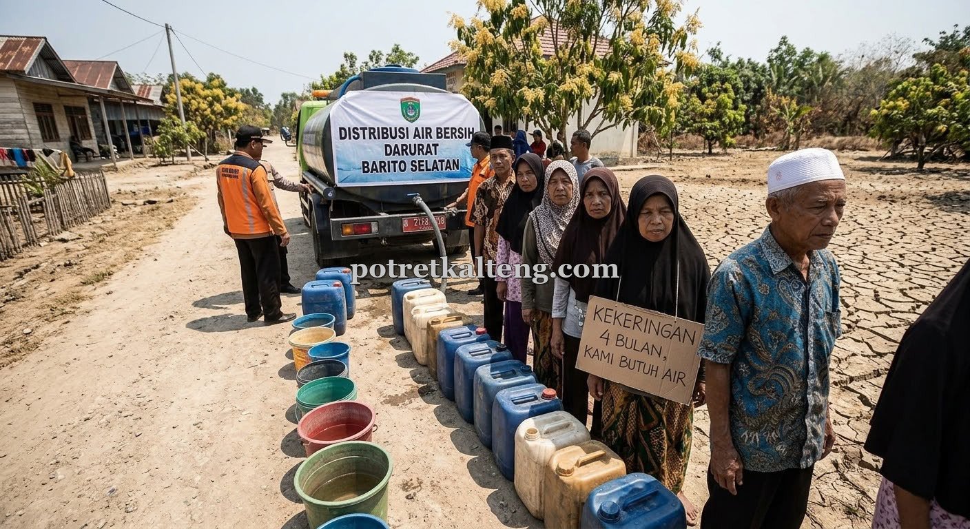 Kemarau Berkepanjangan, Warga Sababilah Mulai Kesulitan Air Bersih