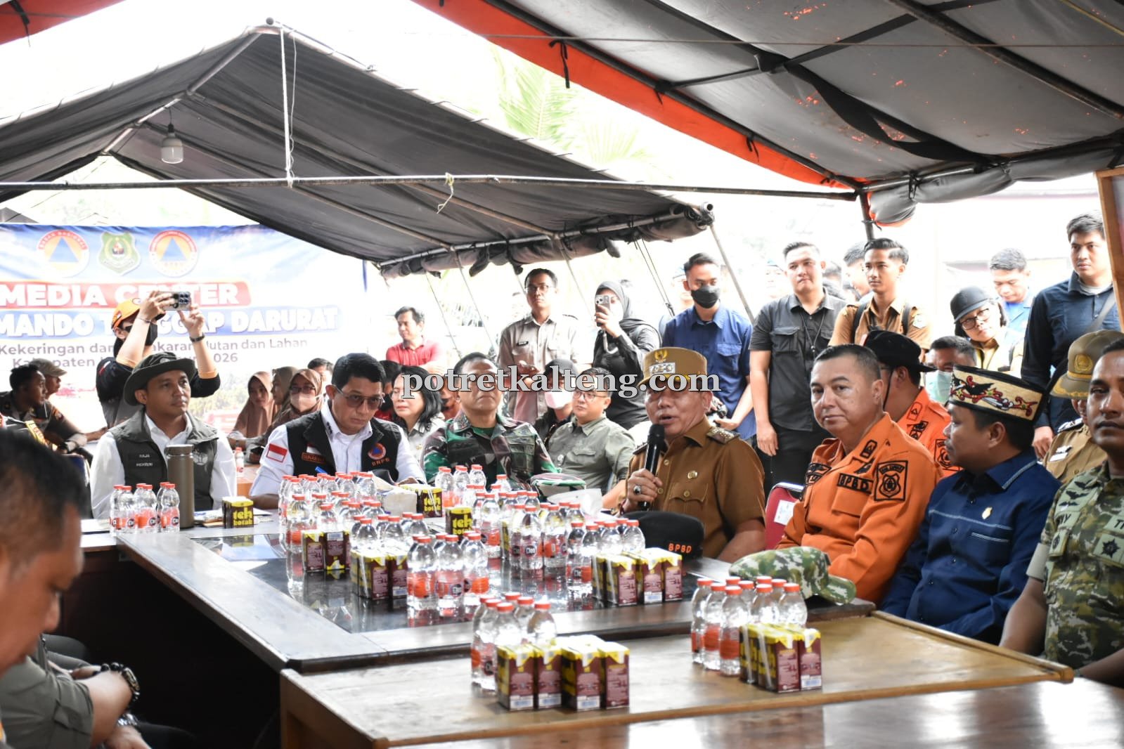 Bupati Kapuas Laporkan Penanganan Karhutla kepada Kepala BNPB dan Menteri Kehutanan