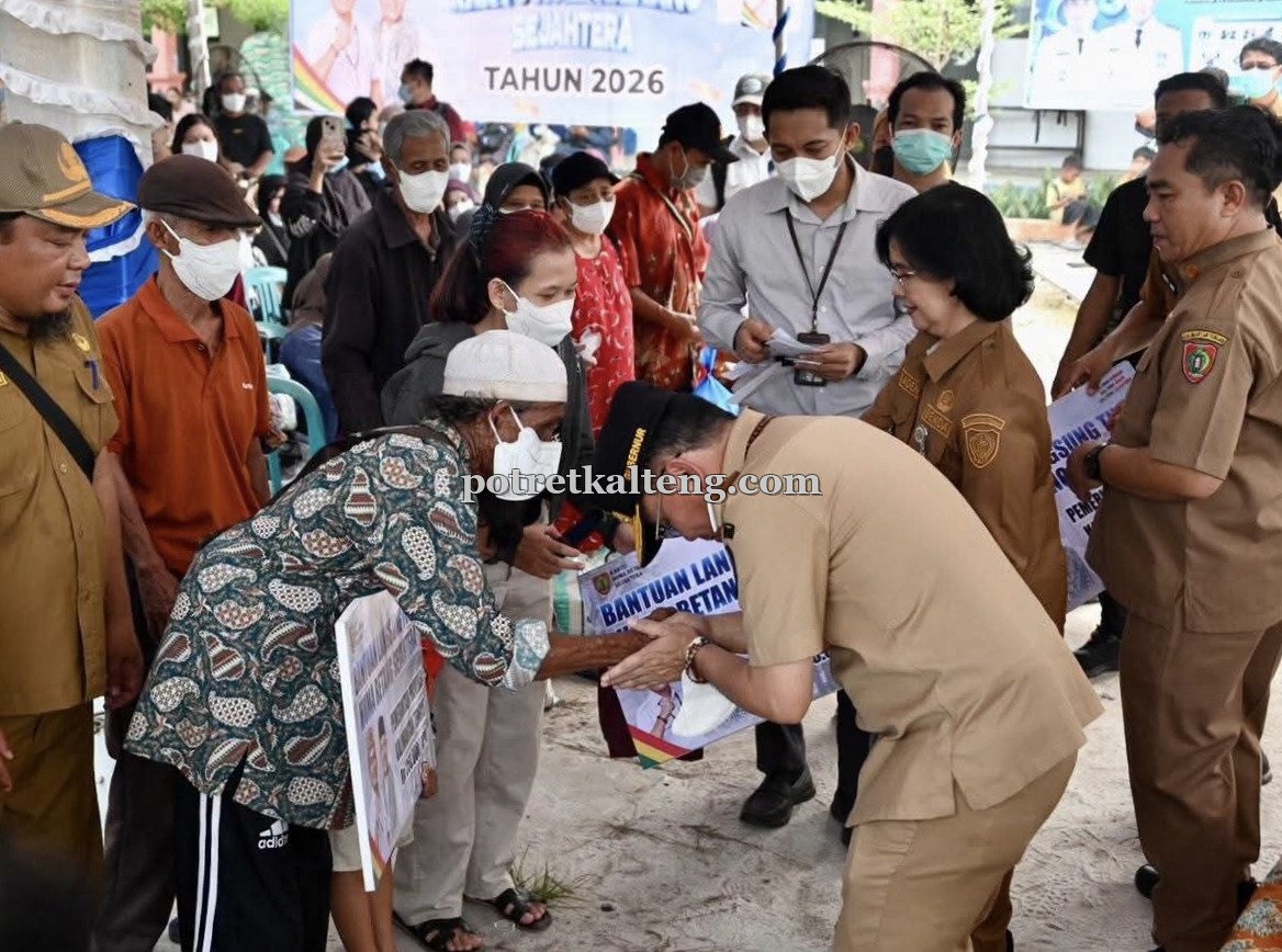 Bantuan Pangan dan KHBS Disalurkan ke Tiga Kelurahan Palangka Raya