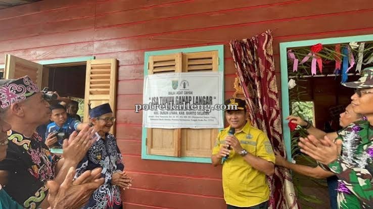 Balai Adat Tamparak Diresmikan, Wabup Barsel Dorong Pelestarian Budaya dan Kebersamaan