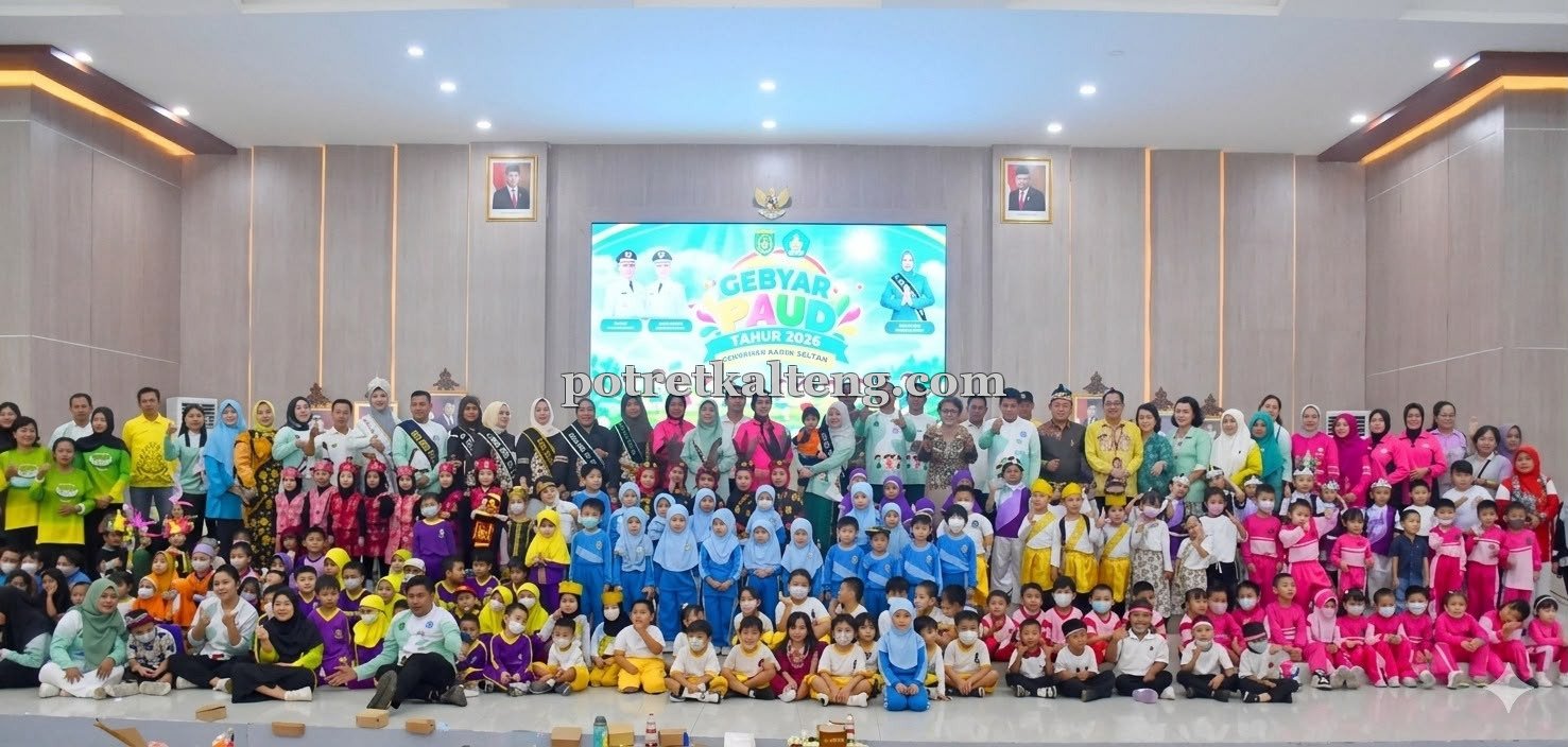 Gebyar PAUD Barito Selatan 2026 Resmi Dibuka, Eddy Raya Ajak Anak Belajar Sambil Bermain