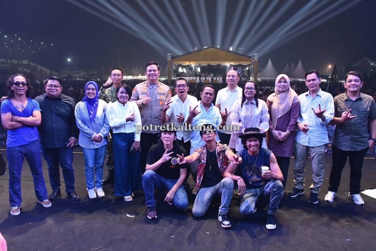 Penutupan HUT ke-67 Barsel Meriah, Slank Sukses Hibur Warga di Stadion Batuah