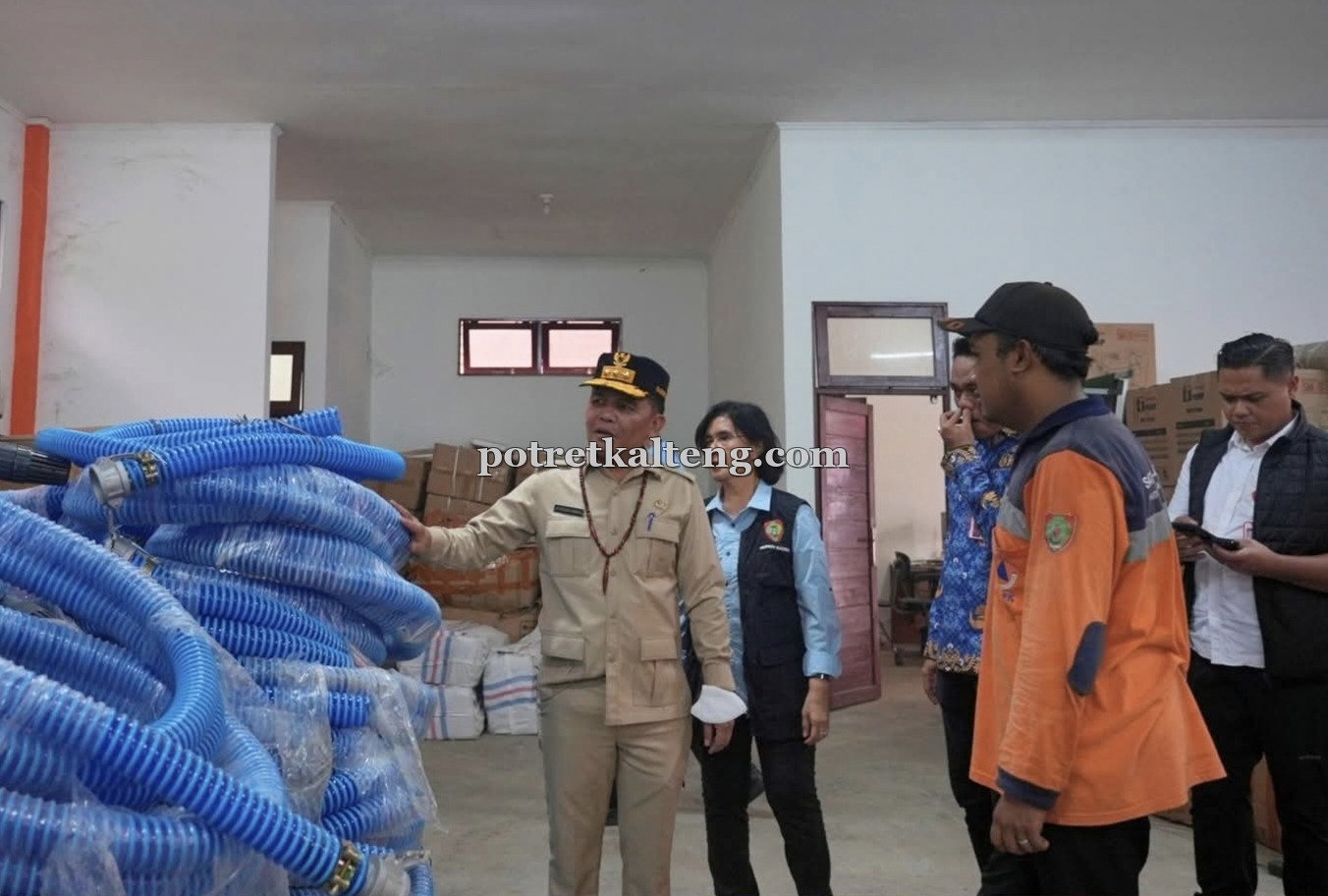Gubernur Kalteng Tinjau Sarpras Penanganan Karhutla di BPB-PK