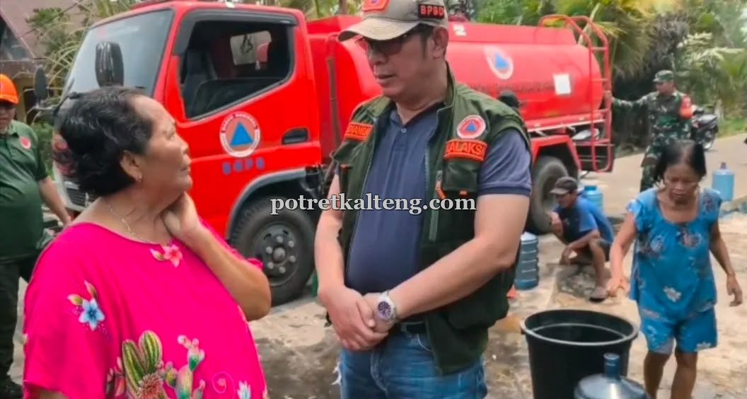 BPBD Kapuas Distribusikan Air Bersih, Warga Sambut Antusias di Tengah Kekeringan