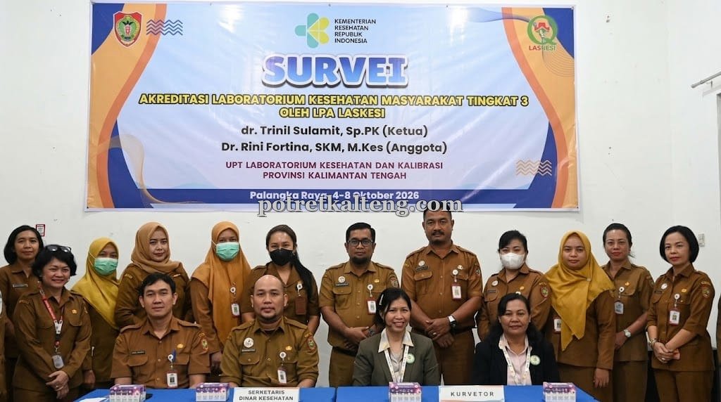 Labkesda Kalteng Jalani Survei Akreditasi Labkesmas Tingkat 3