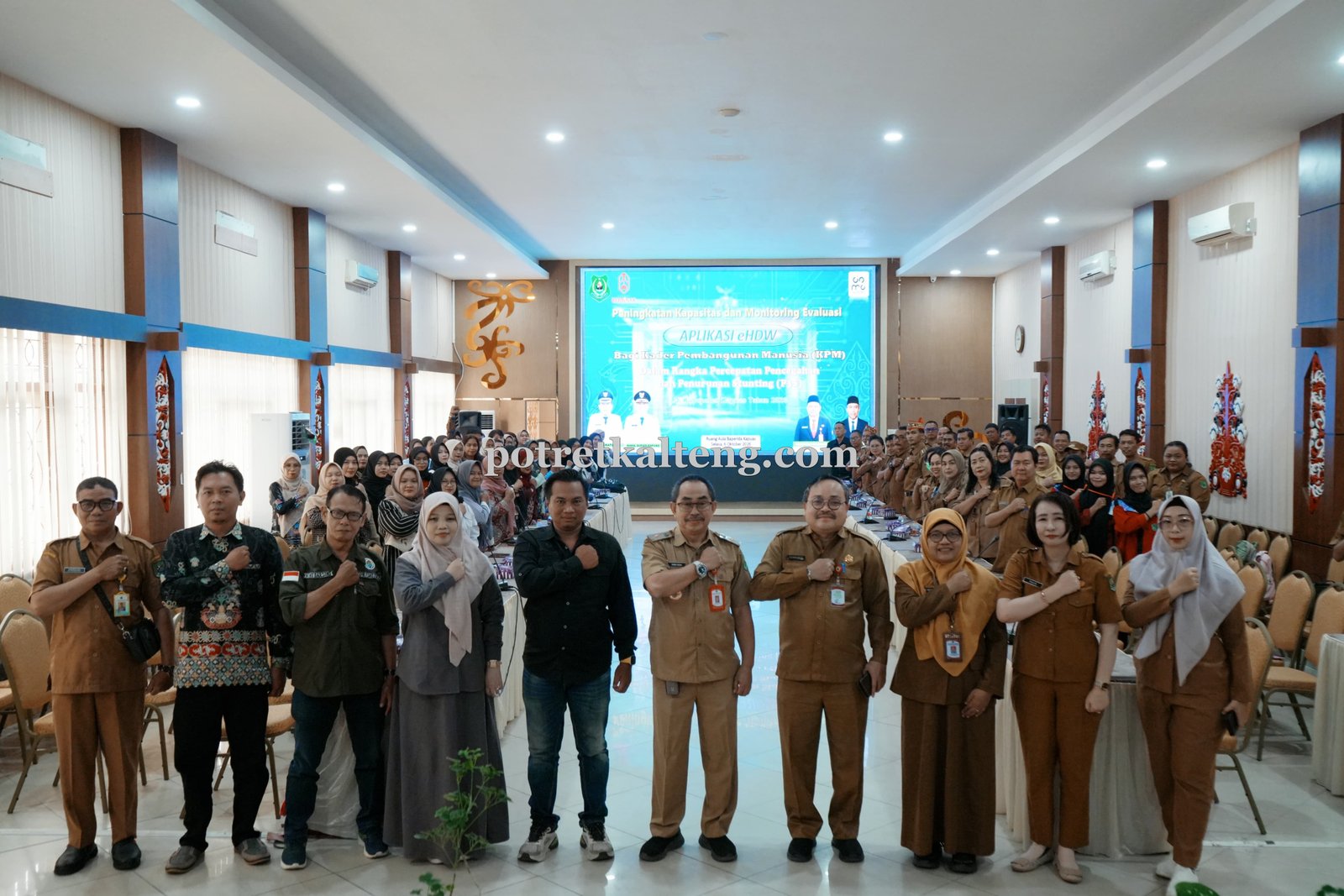 Pemkab Kapuas Perkuat Peran KPM dan Data EHDW untuk Percepat Penurunan Stunting