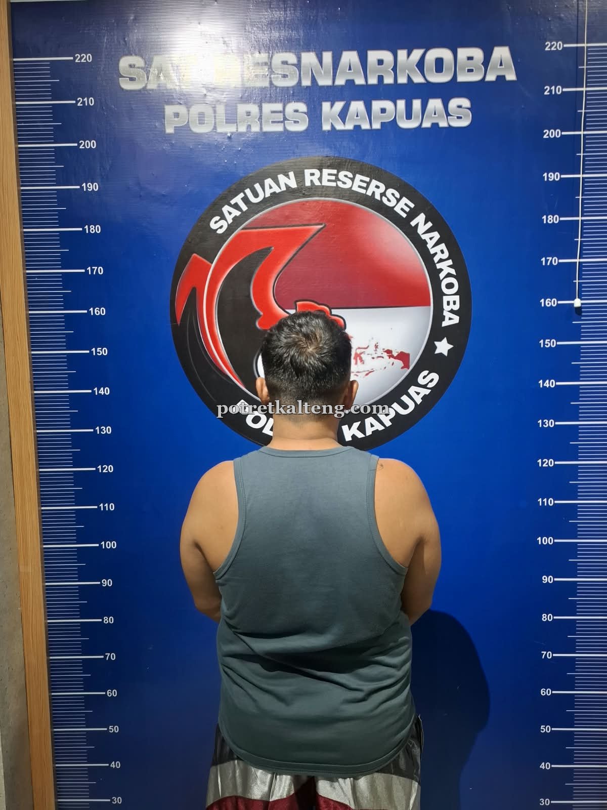 Satresnarkoba Polres Kapuas Amankan Pria dengan Barang Bukti Sabu Hampir 100 Gram