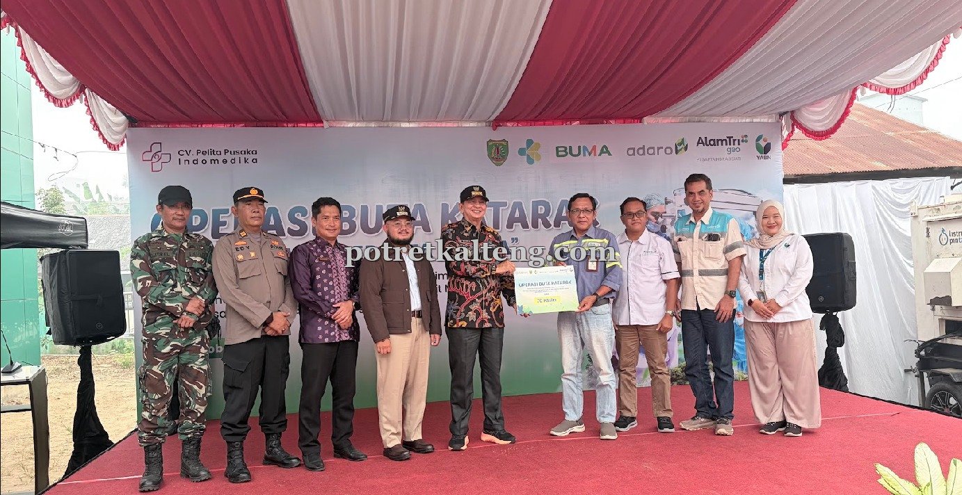 Bupati M. Yamin Buka Operasi Katarak di Ampah, Keselamatan Pasien Jadi Prioritas