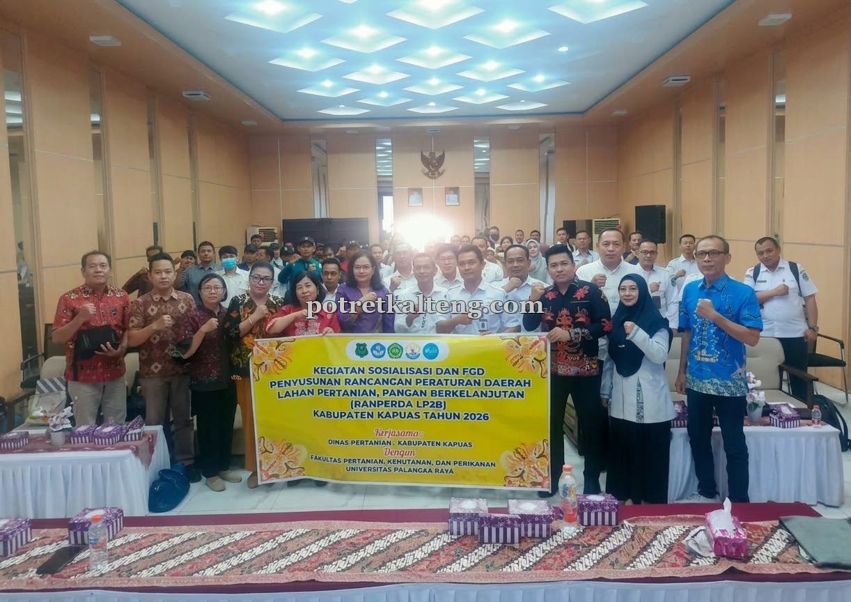 Ranperda LP2B Disiapkan, Kapuas Perkuat Perlindungan Sawah Produktif