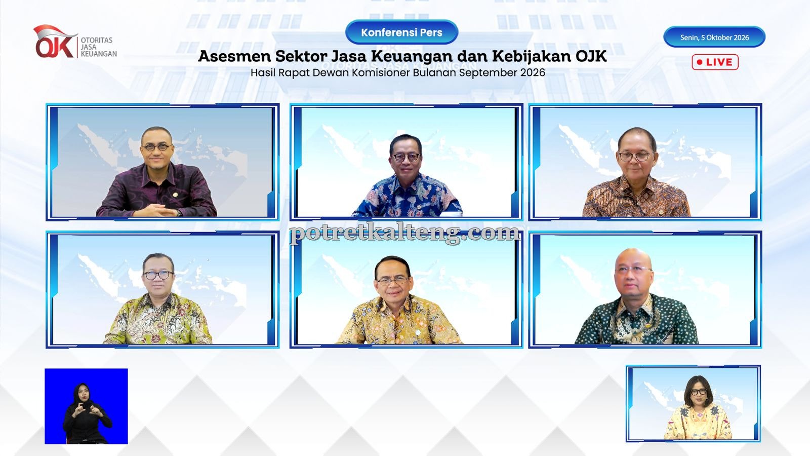 OJK Pastikan Sektor Keuangan Tetap Stabil di Tengah Tekanan Global