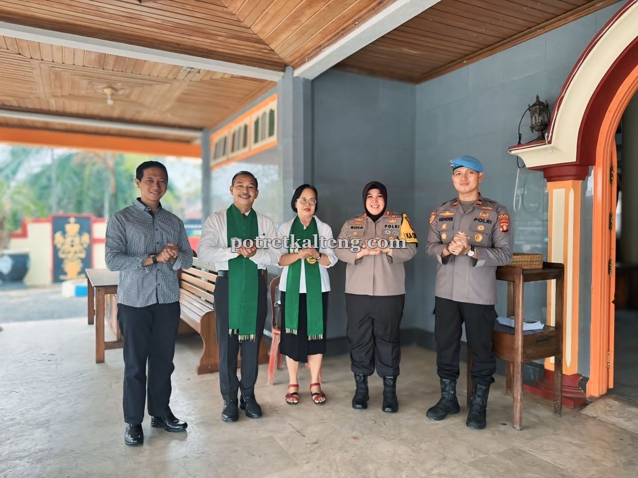Minggu Kasih di GKE Sinta, Kapolres Kapuas Imbau Warga Cegah Karhutla