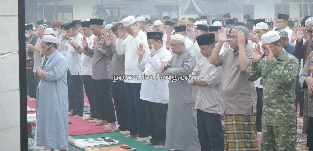 Hadapi Kemarau dan Kabut Asap, Polres Barsel Gelar Salat Istisqa dan Doa Bersama