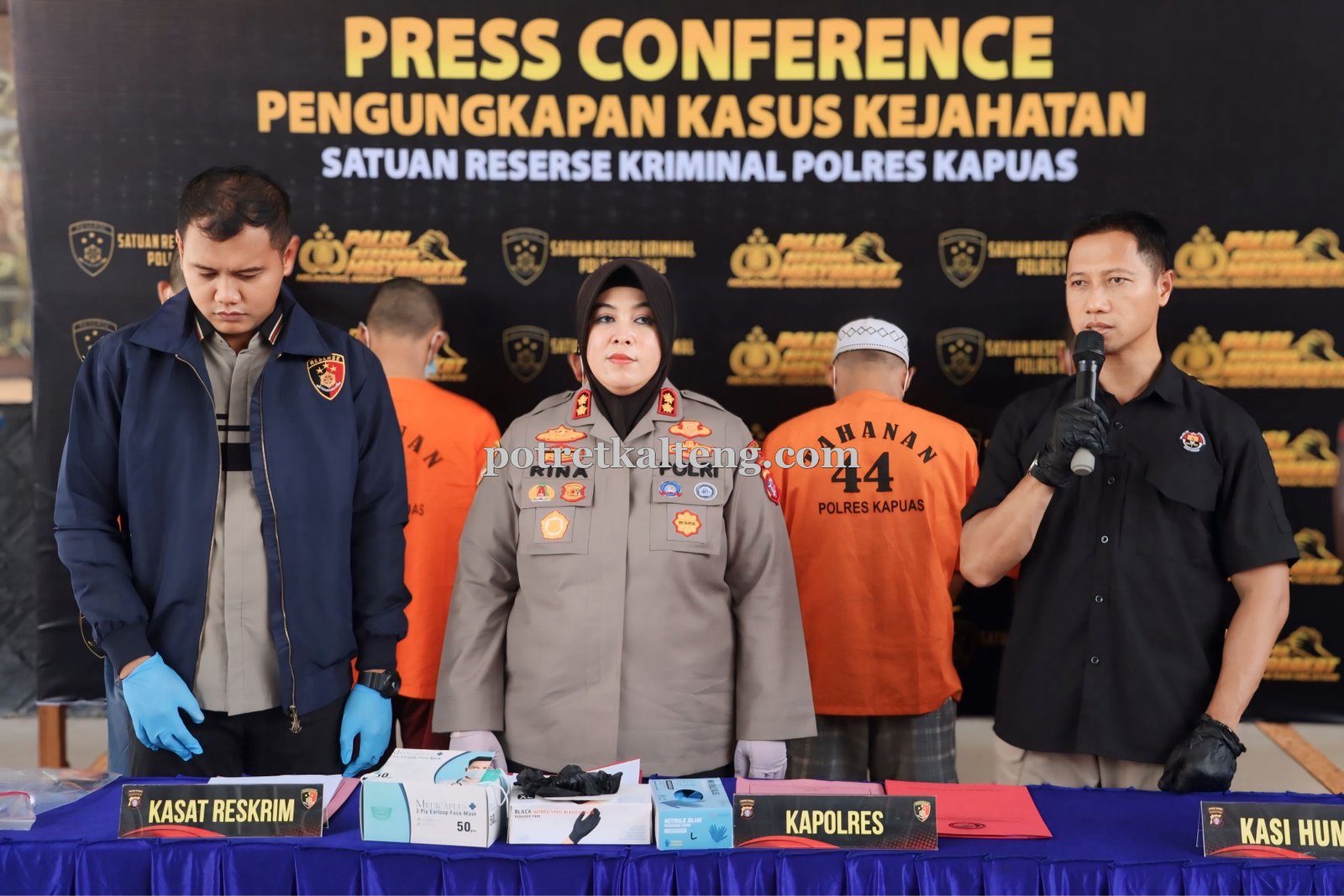 Polres Kapuas Ungkap Empat Kasus Curanmor, Curat, dan Penyalahgunaan BBM Subsidi