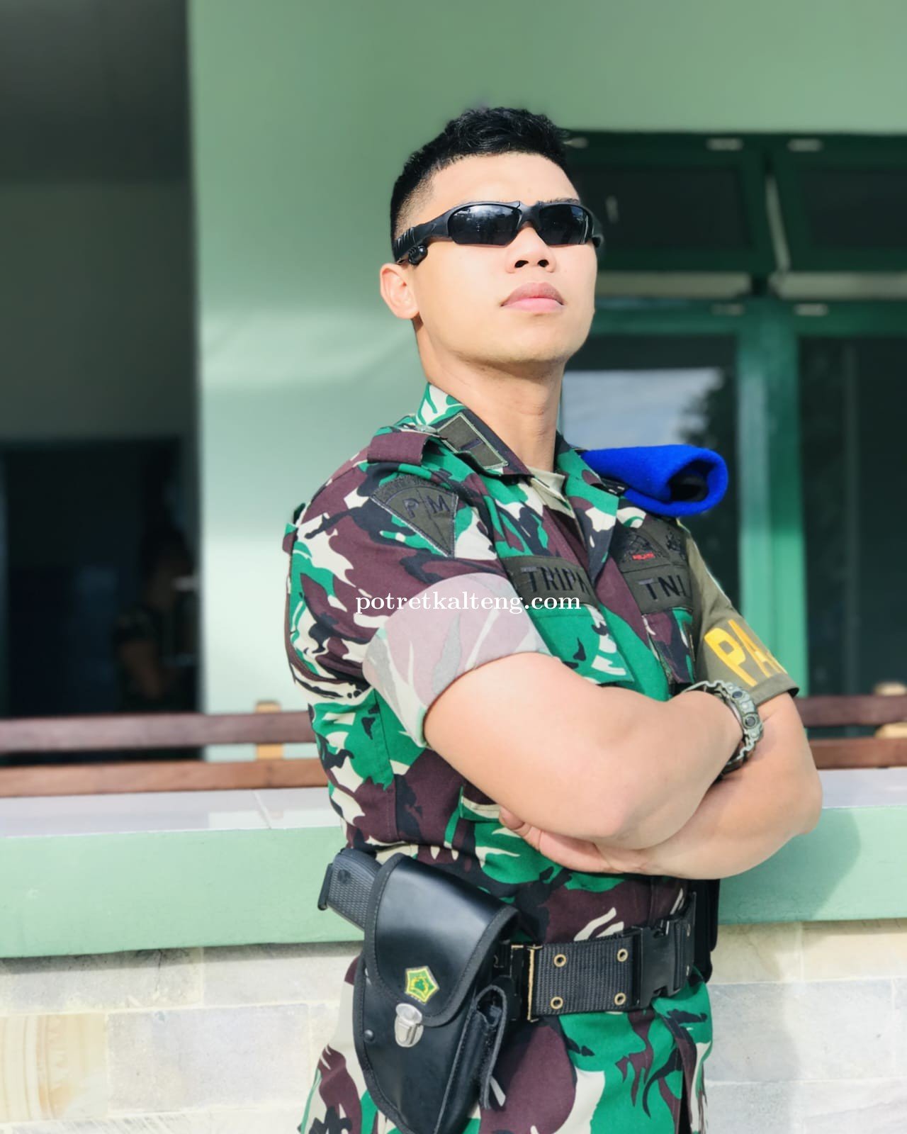 Sosok Atlet Karateka Kalteng Yang Kini Jadi Perwira Muda Sumber Sarjana Di Papua